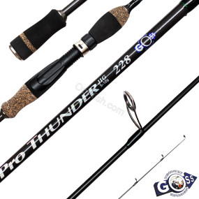 Спиннинговое удилище шт2 Goss Pro Thunder Jig A08-228 3-12g 2,28м *