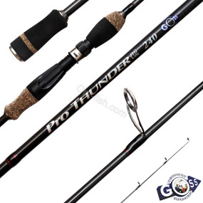 Спиннинговое удилище шт2 Goss Pro Thunder Jig A08-240 5-25g 2,4м *