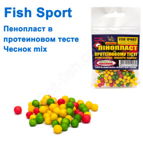 Пенопласт в протеиновом тесте Fish Sport mini (чеснок MIX) NEW
