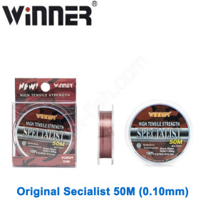 Леска 50 метров Леска Winner Original Specialist №0501 50м 0,10мм *