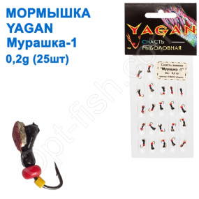 Блешня Yagan Мурашка-1 0,2g (25шт)