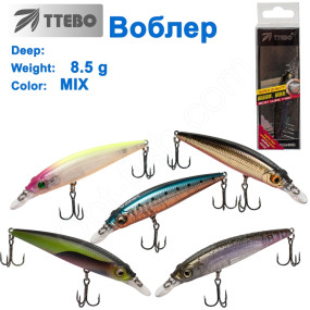 Воблер Ttebo M-KIL75S 8,5g MIX