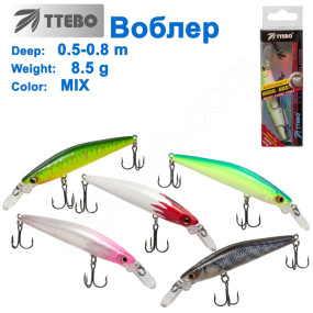 Воблер Ttebo M-RN85 (0,5-0,8m) 8,5g MIX