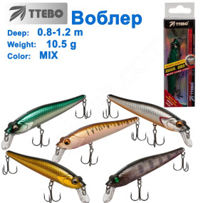 Воблер Ttebo M-SWD90 (0,8-1,2m) 10,5g MIX