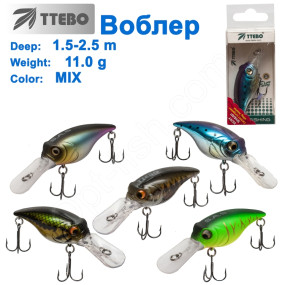 Воблер Ttebo С-BUL52 (1,5-2,5m) 11g MIX