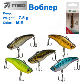 Воблер Ttebo V-GT50 7,5g MIX