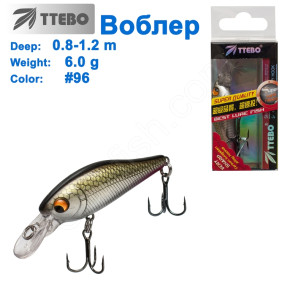 Воблер Ttebo S-KID55 (0,8-1,2m) 6g# 96