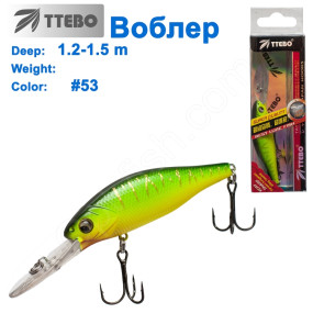 Воблер Ttebo S-GN70D (1,2-1,5m)# 53