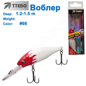Воблер Ttebo S-GN70D (1,2-1,5m)# 66