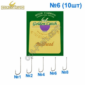 Крючок GC фиолетовый Bullhead №6 (10шт) 5520506 *