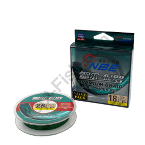 Шнур NBE Premium Braid 100% Super PE 18LB (0,15 мм 8кг 125м) *