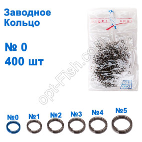 Заводное кольцо Light Spot (400шт) №0 *