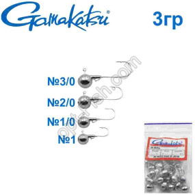 Джиг-головка Gamakatsu 3g №1 (25шт)