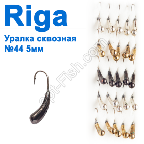 Блешня вольф. Riga 107050 уралка наскрізна №44 5мм (25шт)