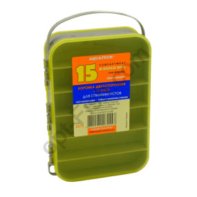 Коробка Adams 2х-стороння 15 осередків 2515