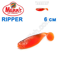 Силікон Manns Ripper OR-BB-050-60мм Czarny Grzbiet (20шт)