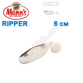 Силікон Manns Ripper W-BB-050-60мм Czarny Grzbiet (20шт)
