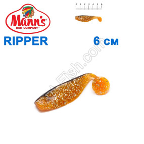Силікон Manns Ripper MFOR-BB-050-60мм Czarny Grzbiet (20шт)