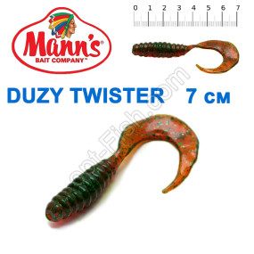 Силикон Manns Duzy Twister GNFMO-038-70мм (20шт)