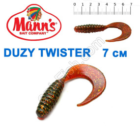 Силикон Manns Duzy Twister MFMO-038-70мм (20шт)