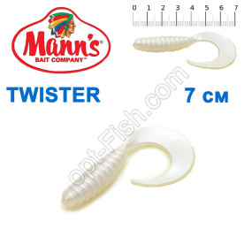 Силикон Manns Duzy Twister PL-038-70мм (20шт)
