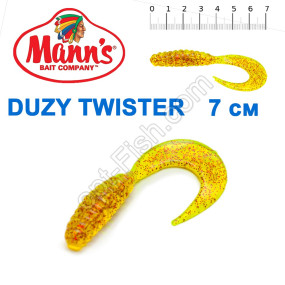 Силикон Manns Duzy Twister RFCH-038-70мм (20шт)
