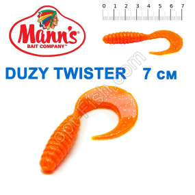 Силикон Manns Duzy Twister MFOR-038-70мм (20шт)