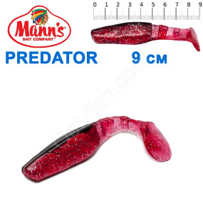 Силикон Manns Predator MFST-BB-066-90мм Czarny Grzbiet (20шт)