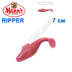 Силікон Manns Ripper EP-033-70мм z pletwa (20шт)