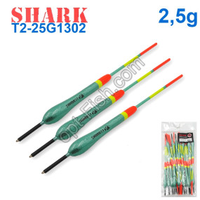 Поплавок Shark Тополь T2-25G1302 (20шт)
