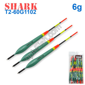 Поплавок Shark Тополь T2-60G1102 (20шт)