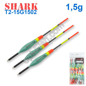 Поплавок Shark Тополь T2-15G1502 (20шт)
