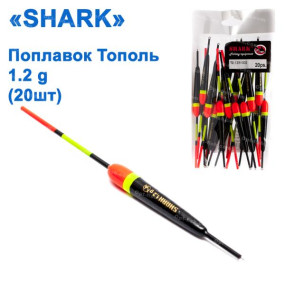 Поплавок Shark Тополь T2-12B1002 (20шт)