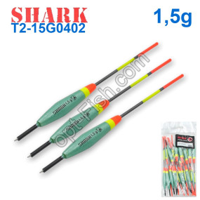 Поплавок Shark Тополь T2-15G0402 (20шт)