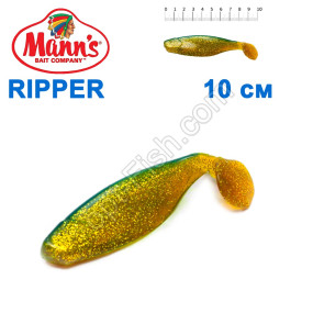 Силікон Manns Ripper MFCH-BU-070-100мм Niebieski Grzbiet (10шт)