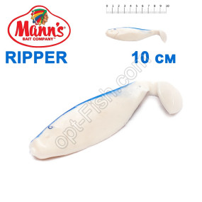 Силікон Manns Ripper W-BU-070-100мм Niebieski Grzbiet (10шт)