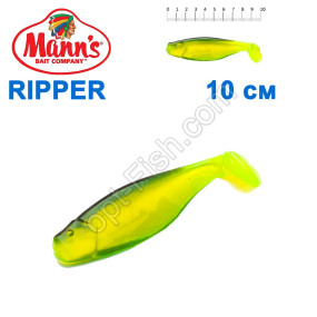 Силікон Manns Ripper FCH-BB-070-100мм Czarny Grzbiet (10шт)
