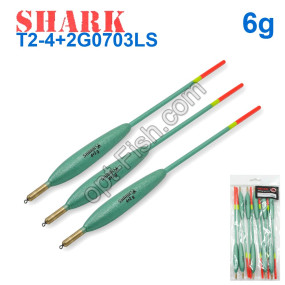 Поплавок Shark Тополь T2-4+2G0703LS (10шт)