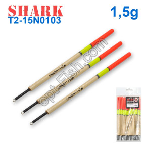 Поплавок Shark Тополь труба T2-15N0103 (20шт)