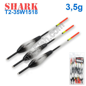 Поплавок Shark Тополь T2-35W1518 (20шт)