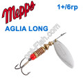 Aglia long srebrna-silver 1+/6g