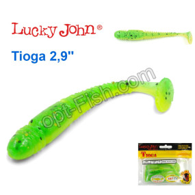 Виброхвост двухцветный 2,9 Tioga LUCKY JOHN*7 140103-T18