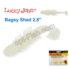 Виброхвост 2,8 Bagsy Shad LUCKY JOHN*7 140107-033