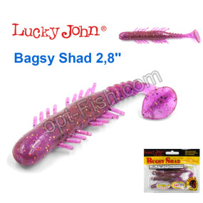 Виброхвост 2,8 Bagsy Shad LUCKY JOHN*7 140107-S13