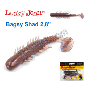 Виброхвост 2,8 Bagsy Shad LUCKY JOHN*7 140107-S19