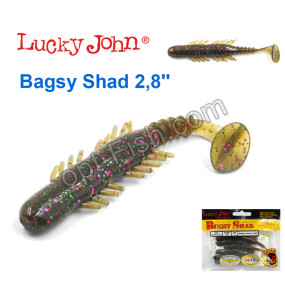 Виброхвост 2,8 Bagsy Shad LUCKY JOHN*7 140107-S21