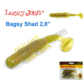 Виброхвост 2,8 Bagsy Shad LUCKY JOHN*7 140107-SB05