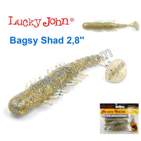 Виброхвост 3,9 Bagsy Shad LUCKY JOHN*5 140108-CA35