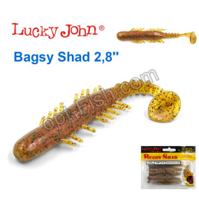 Виброхвост 3,9 Bagsy Shad LUCKY JOHN*5 140108-PA03