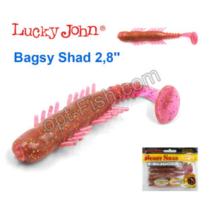Виброхвост 3,9 Bagsy Shad LUCKY JOHN*5 140108-S14